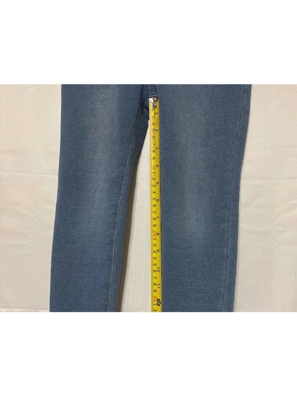 Cat & Jack Girls XS 4/5 Blue Denim Pull On Stretch Skinny Jeggings Jeans Kids